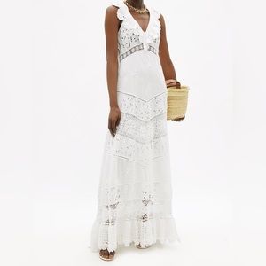 LoveShackFancy Hasina Gown in True White - brand new with tags!!!